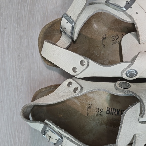 Birkenstock Women Tokio Super Grip Clog Leather Sandals Sz 39/8 Narrow - Picture 7 of 15